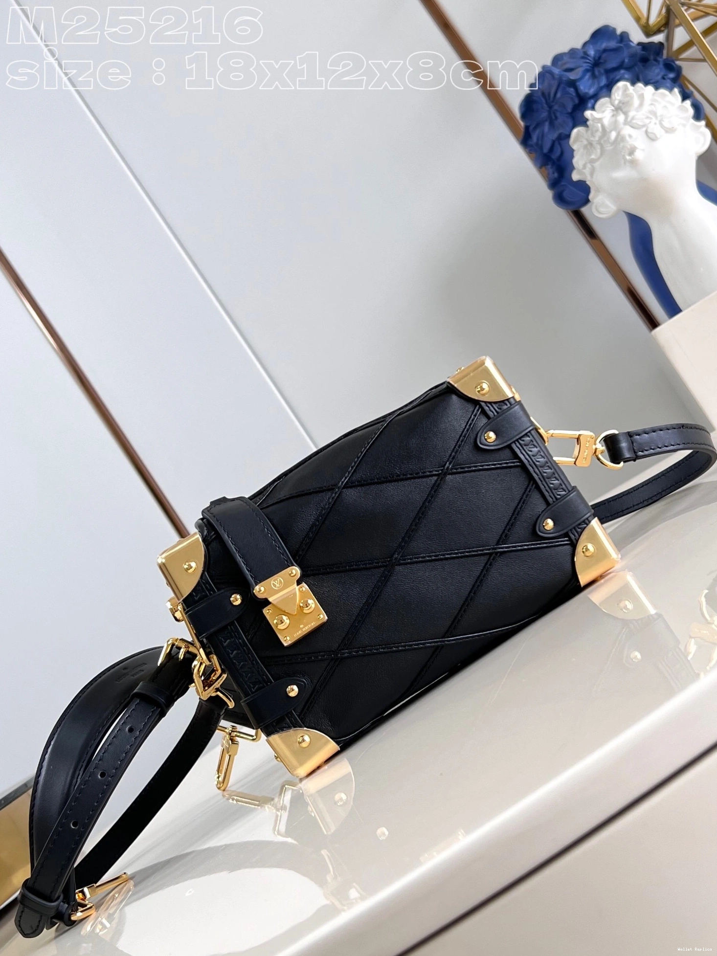 Cheap LOUIS VUITTON PM-18*12.5*8CM Trunk Side 0817
